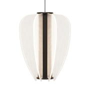 Mini Nyra Pendant in Nightshade Black