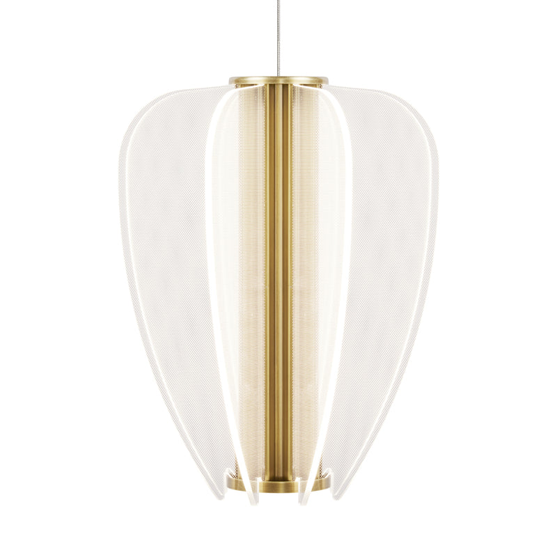 Mini Nyra Pendant in Plated Brass