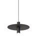 Mini Ponte Pendant in Nightshade Black