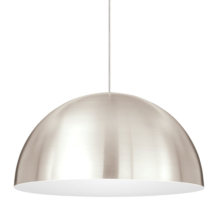 Mini Powell Street Pendant in Satin Nickel