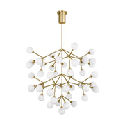 Mara Grande Chandelier in Aged Brass