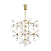 Mara Grande Chandelier in Aged Brass