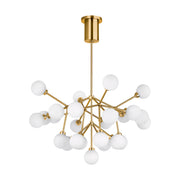 Mara Chandelier in Aged Brass