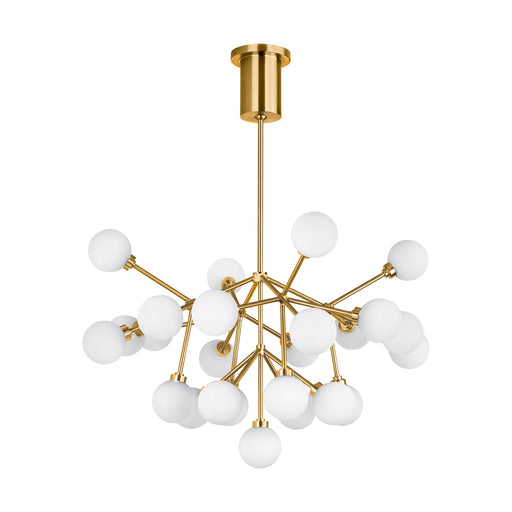 Mara Chandelier in Aged Brass