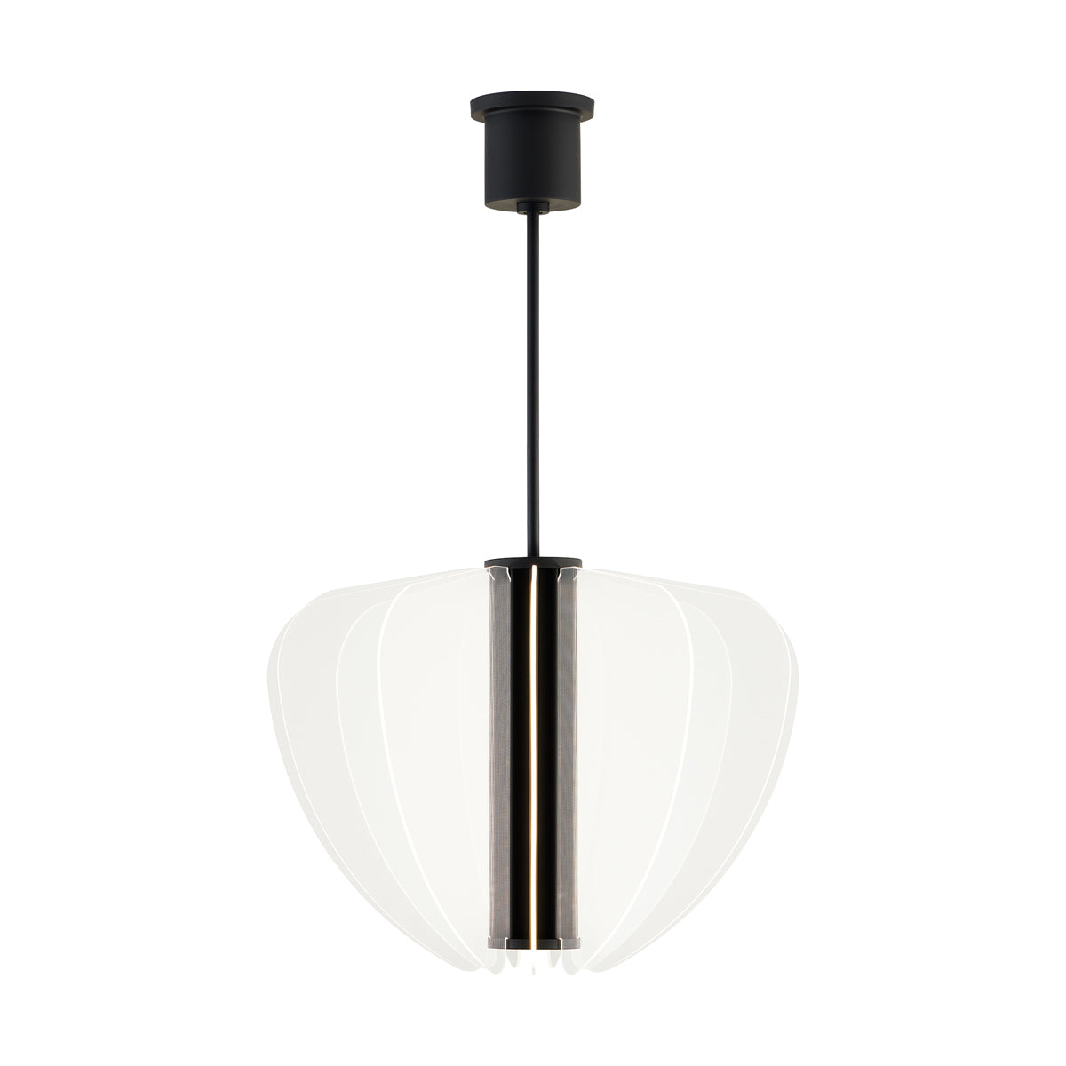 Nyra 28" Chandelier in Nightshade Black