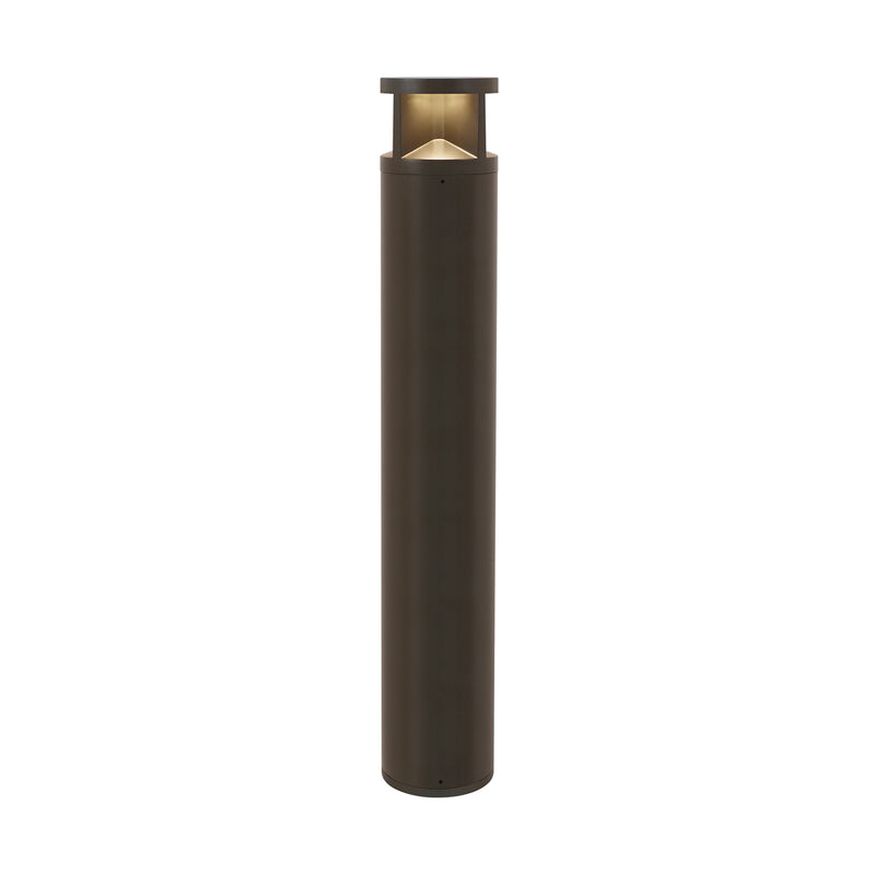 Arkay Two 36" Outdoor Bollard in Bronze