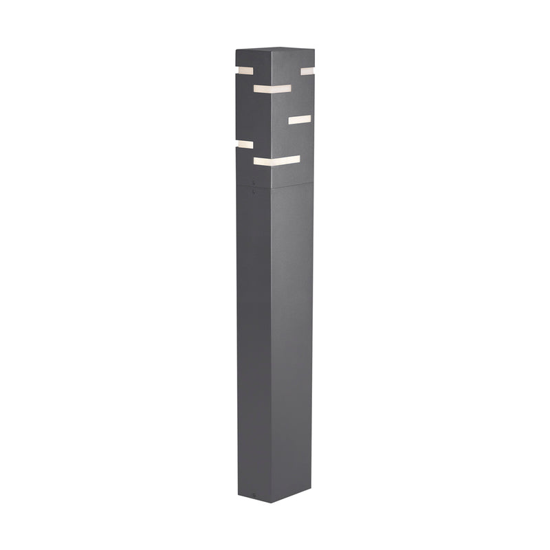 Revel 42" Outdoor Bollard in Charcoal
