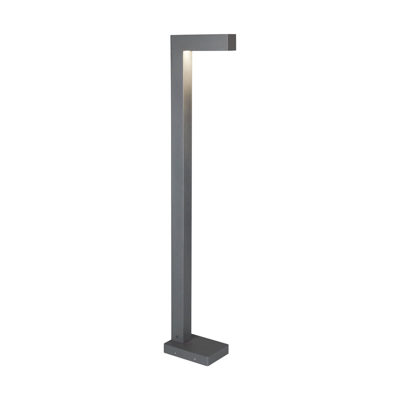 Strut 42" Outdoor Bollard in Charcoal