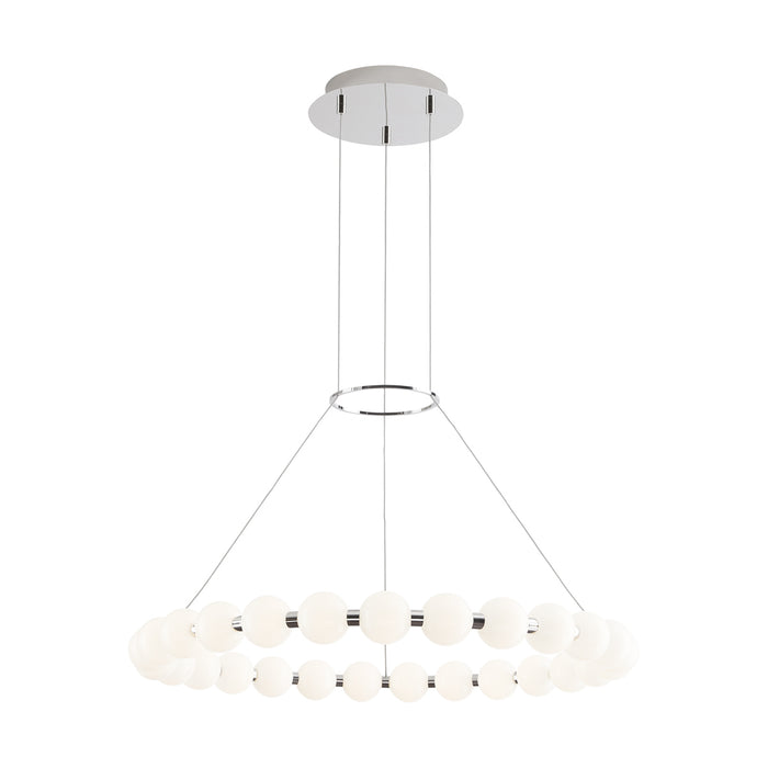 Orbet 30" Chandelier in Polished Nickel