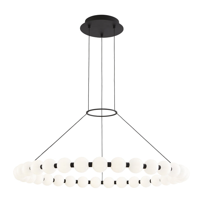 Orbet 36" Chandelier in Nightshade Black