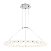 Orbet 36" Chandelier in Polished Nickel