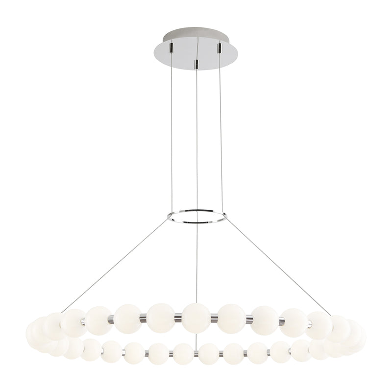 Orbet 36" Chandelier in Polished Nickel