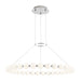 Orbet 36" Chandelier in Polished Nickel