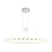 Orbet 42" Chandelier in Polished Nickel