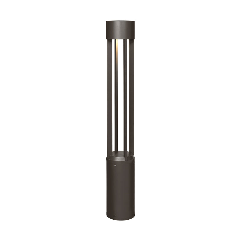 Turbo 42" Outdoor Bollard in Bronze