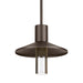 Ash 12" Outdoor Pendant in Bronze