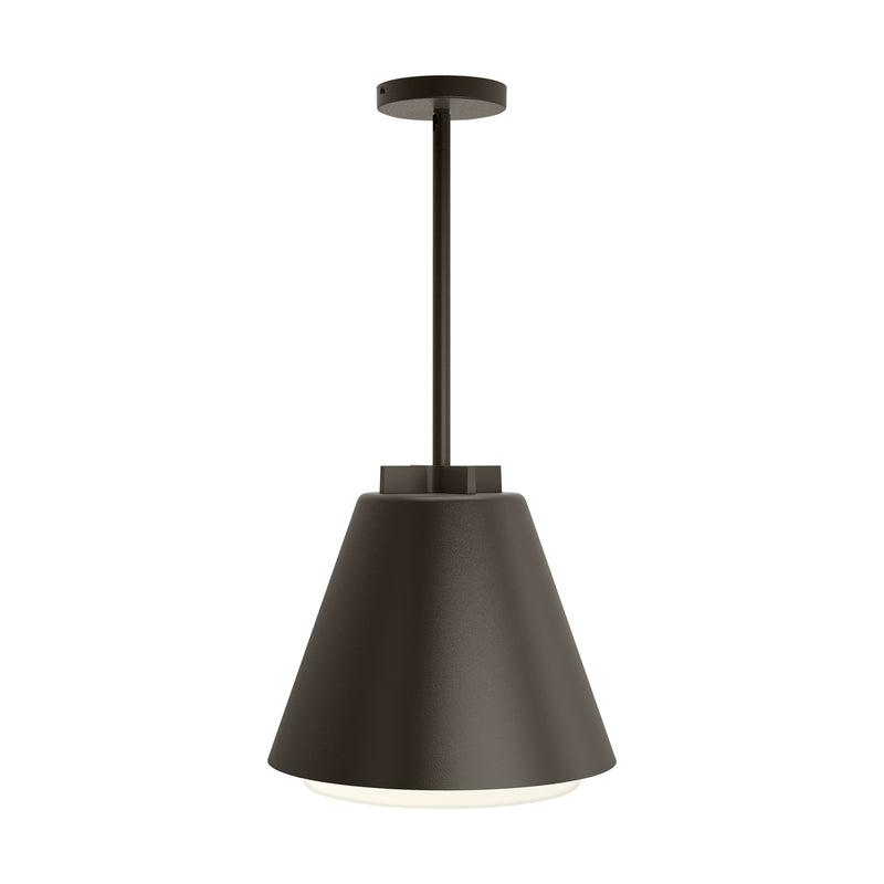 Bowman 12" Outdoor Pendant in Bronze