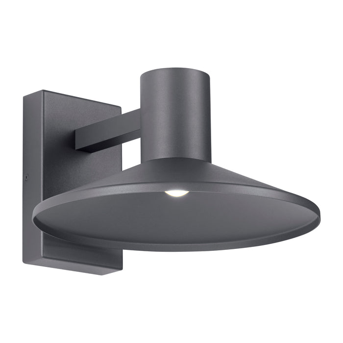 Ash 12" Outdoor Wall Sconce in Charcoal