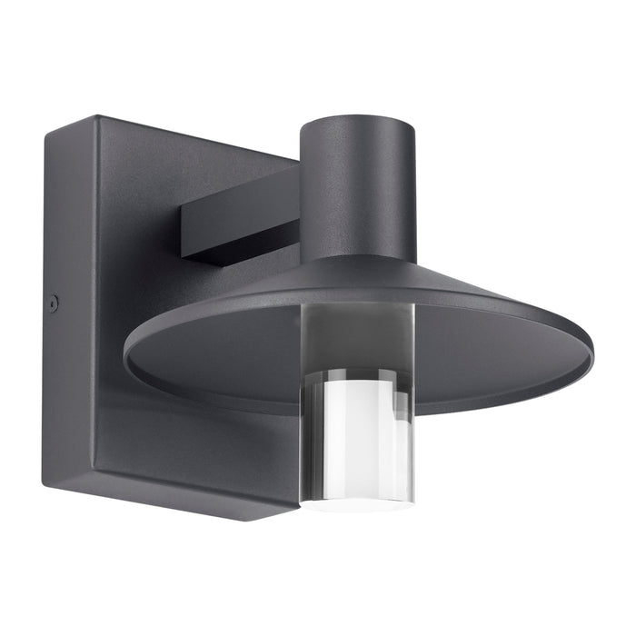 Ash 8" Outdoor Wall Sconce in Charcoal