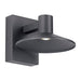 Ash 8" Outdoor Wall Sconce in Charcoal
