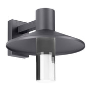 Ash 16" Outdoor Wall Sconce in Charcoal