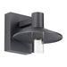 Ash 8" Outdoor Wall Sconce in Charcoal