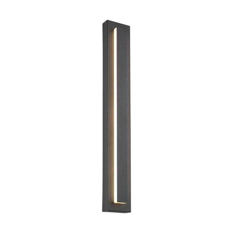 Aspen 36" Outdoor Wall Sconce in Charcoal