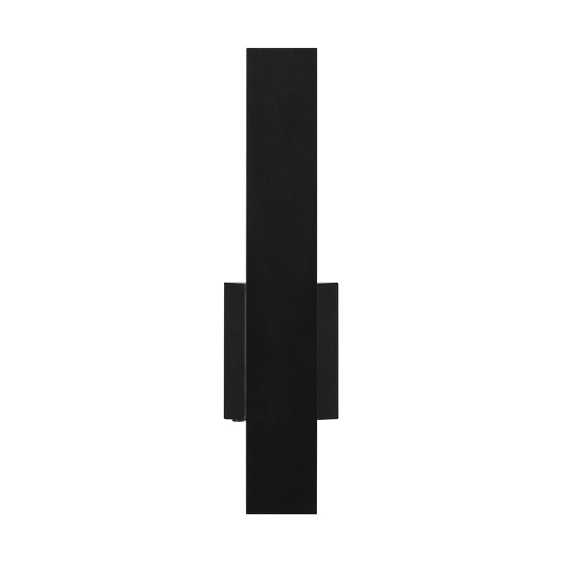 Blade 18" Outdoor Wall Sconce in Black