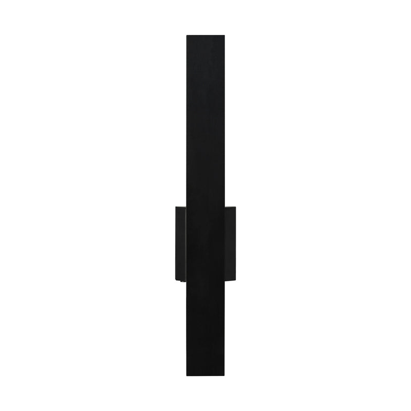 Blade 24" Outdoor Wall Sconce in Black