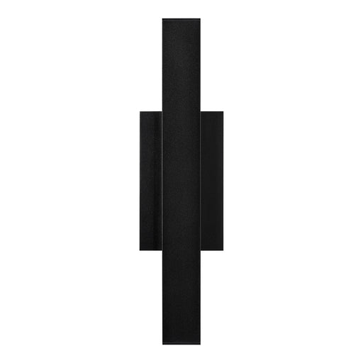 Chara Square 17" Outdoor Wall Sconce in Black