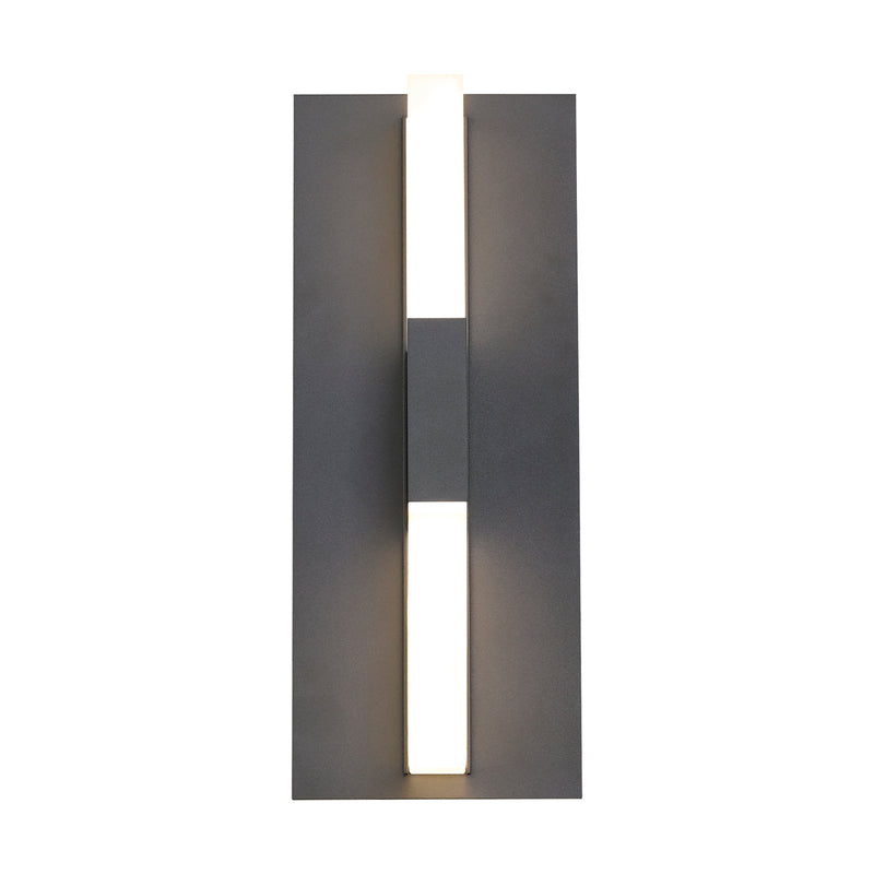 Lyft 12" Outdoor Wall Sconce in Charcoal