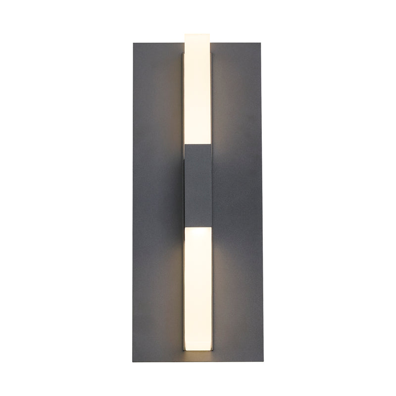 Lyft 12" Outdoor Wall Sconce in Charcoal