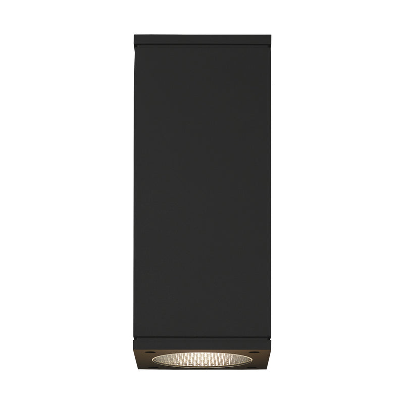 Tegel 12" Outdoor Wall Sconce Downlight in Black