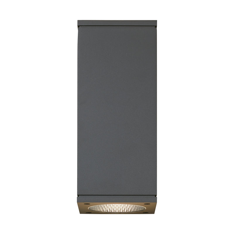 Tegel 12" Outdoor Wall Sconce Downlight in Charcoal