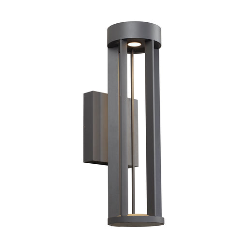 Turbo 18" Outdoor Wall Sconce in Charcoal