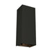 Vex 12" Outdoor Wall Sconce in Black