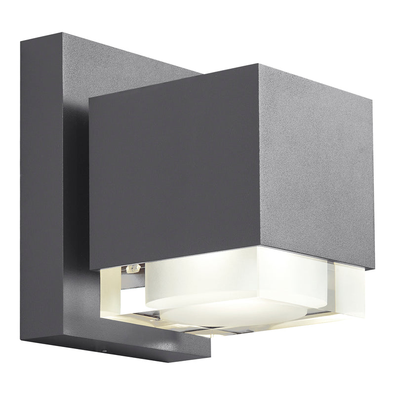 Voto 8" Outdoor Wall Sconce in Charcoal