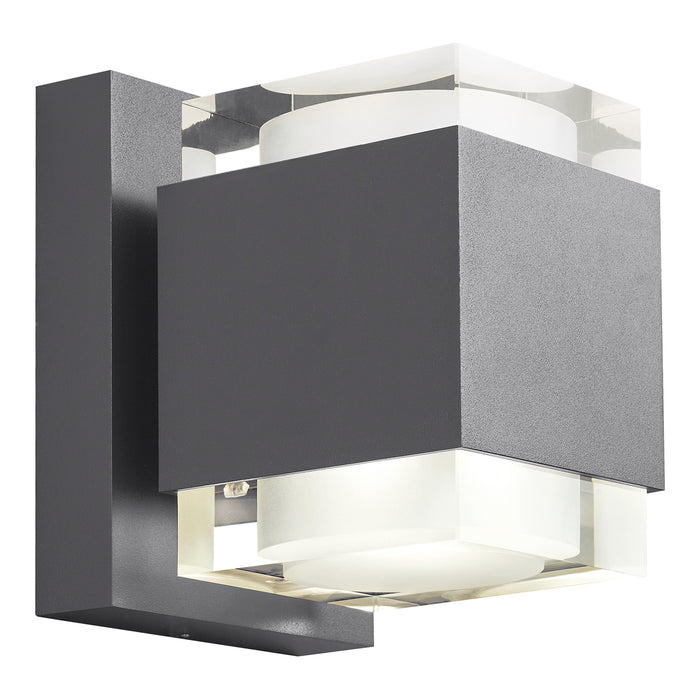 Voto 8" Outdoor Wall Sconce in Charcoal