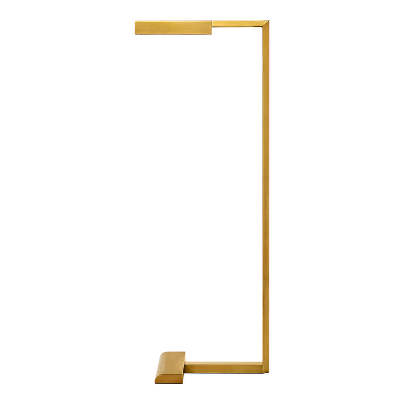 Dessau 38" Floor Lamp in Natural Brass