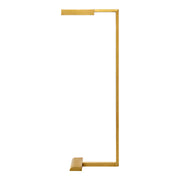 Dessau 46" Floor Lamp in Natural Brass