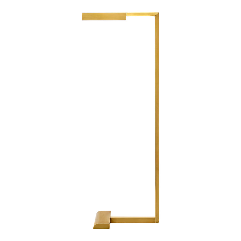 Dessau 46" Floor Lamp in Natural Brass