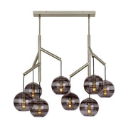 Sedona Double Chandelier in Satin Nickel