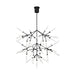 Spur Grande Chandelier in Matte Black