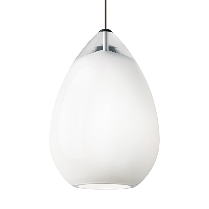 Alina Grande Pendant in Satin Nickel