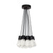 Alva 11-Light Pendant in Black