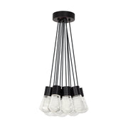 Alva 11-Light Pendant in Black