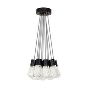 Alva 11-Light Pendant in Black