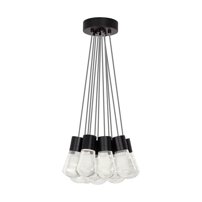 Alva 11-Light Pendant in Black