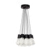 Alva 11-Light Pendant in Black