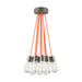 Alva 11-Light Pendant in Satin Nickel